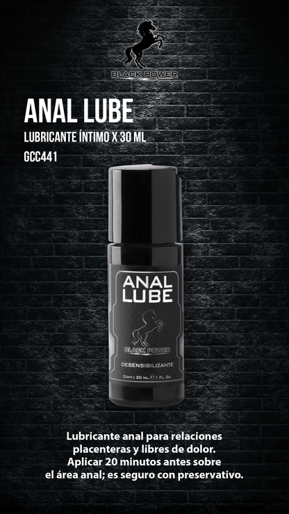 Lubricante Anal Lube Desensibilizante x 30 ml by Black Power