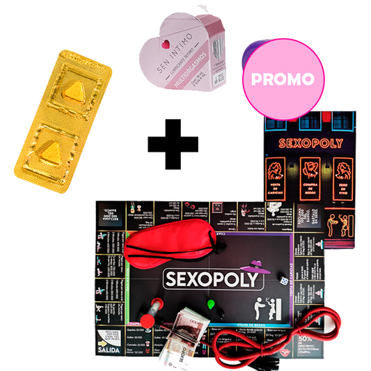 Combo Promo Magnate del Sexo - SEXOPOLY + MULTIORGASMICO + ENERGIZANTE